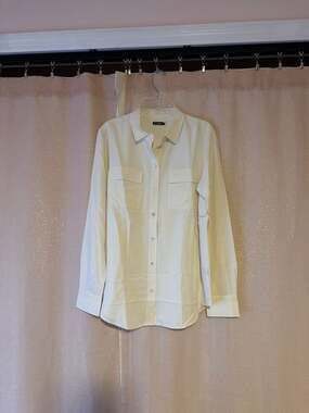 J.McLaughlin Miris Blouse in Egret White